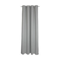 VERDUNKELUNGSVORHANG Ösen 140/175 cm Hellgrau - Hellgrau, Textil (140/175cm) - TiborTex