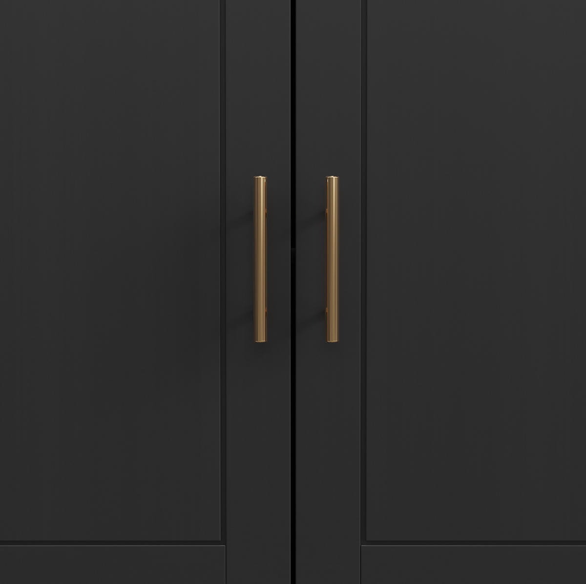 KÜCHENINSEL 120/92/50 cm Schwarz aus MDF und Metall mit Rollen - Schwarz, Holzwerkstoff (50/92/120cm) - OKMYHOME