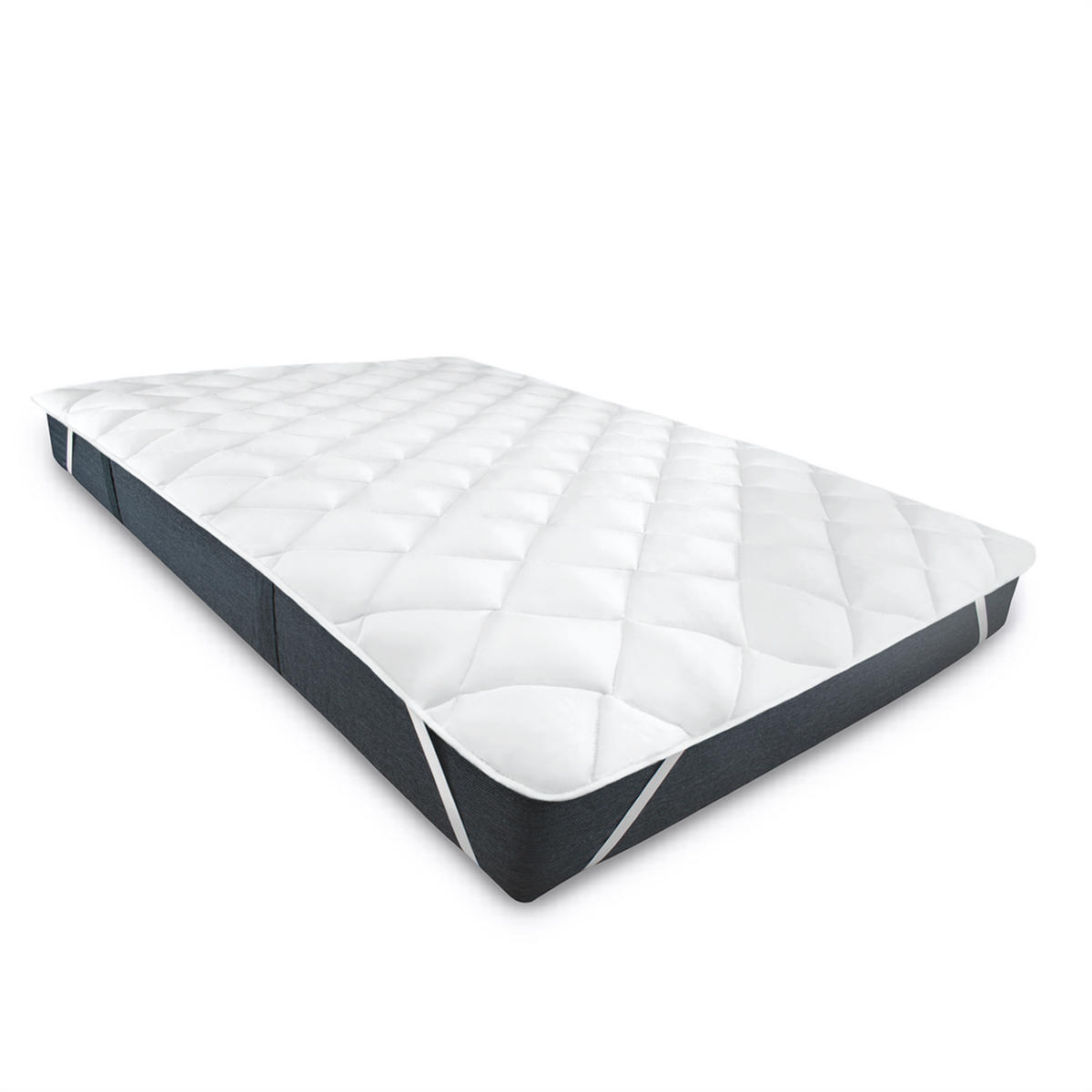 MATRATZENTOPPER weich, atmungsaktiv und druckentlastend 80x200 - Weiß, Textil (80/200cm) - Mister Sandman