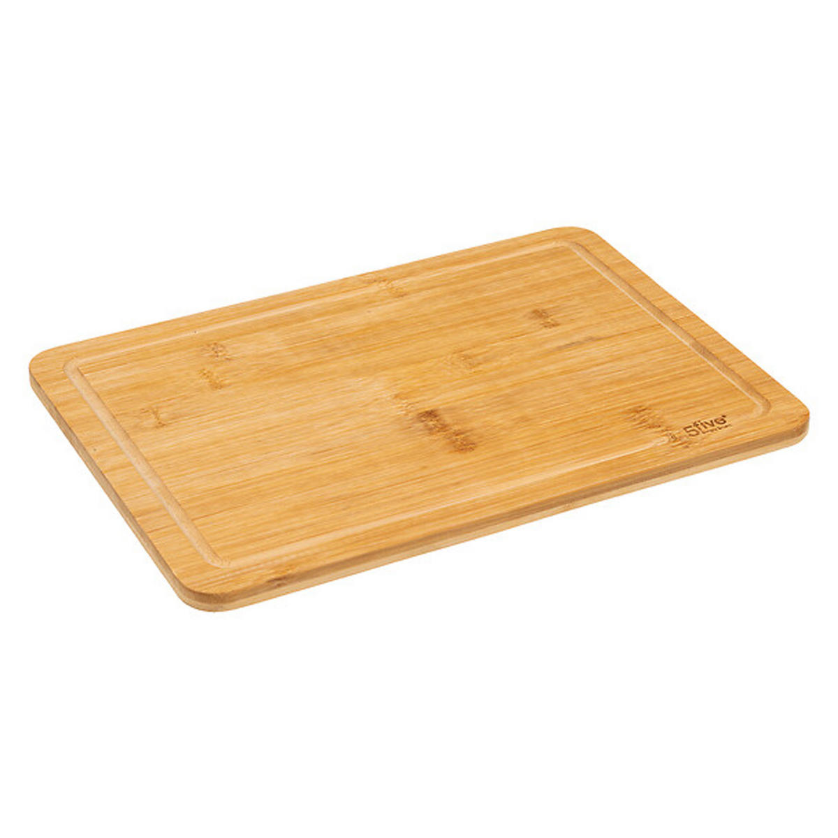 SCHNEIDEBRETT Set Black Bamboo mit 3 Messern, Bambus, Edelstahl, Braun, 35 x 25 cm - Braun, Holz (26.5/40.2cm) - 5five Simply Smart