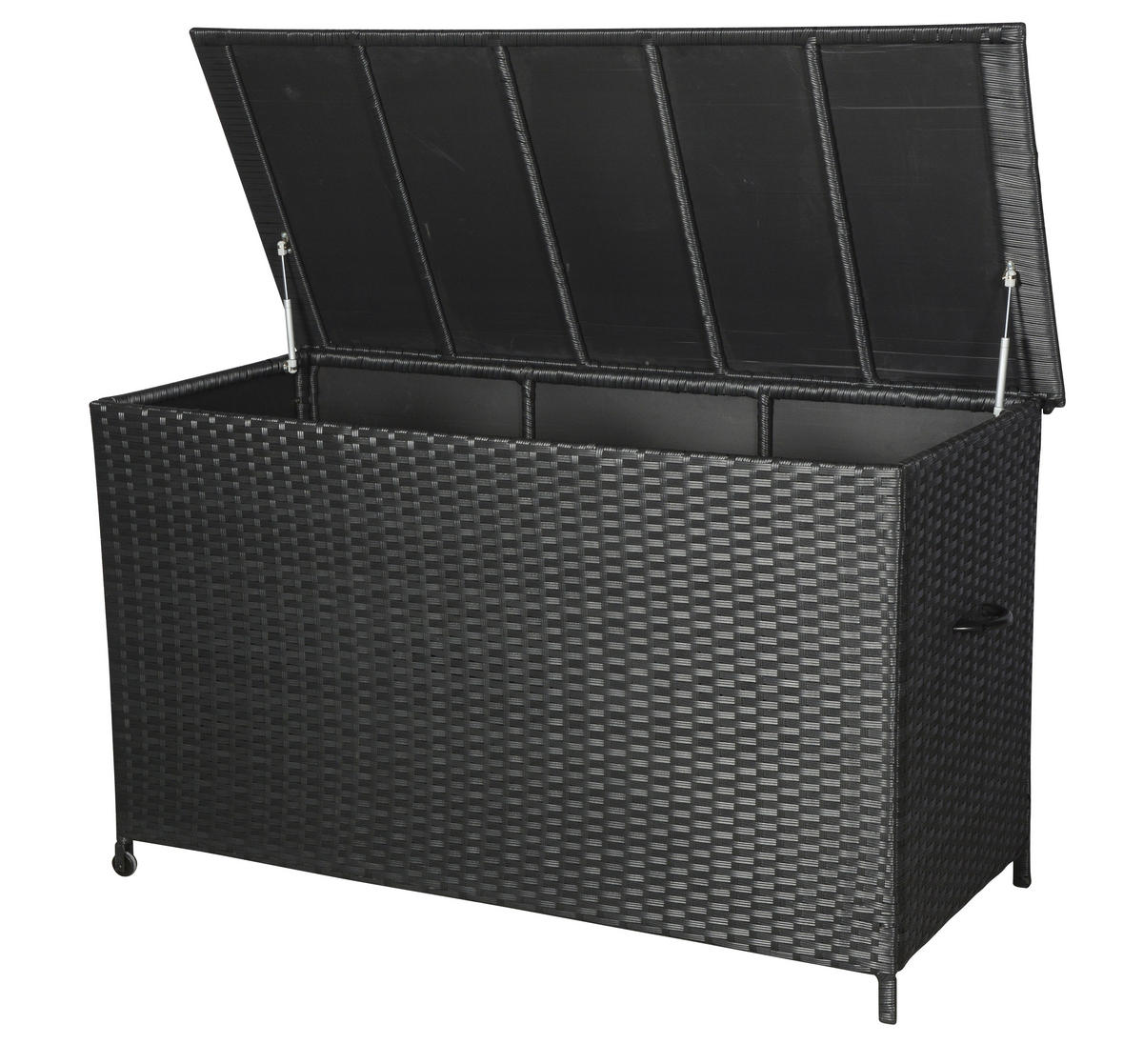 KISSENBOX Schwarz - Schwarz, Holzwerkstoff (170/95/75cm) - ebuy24