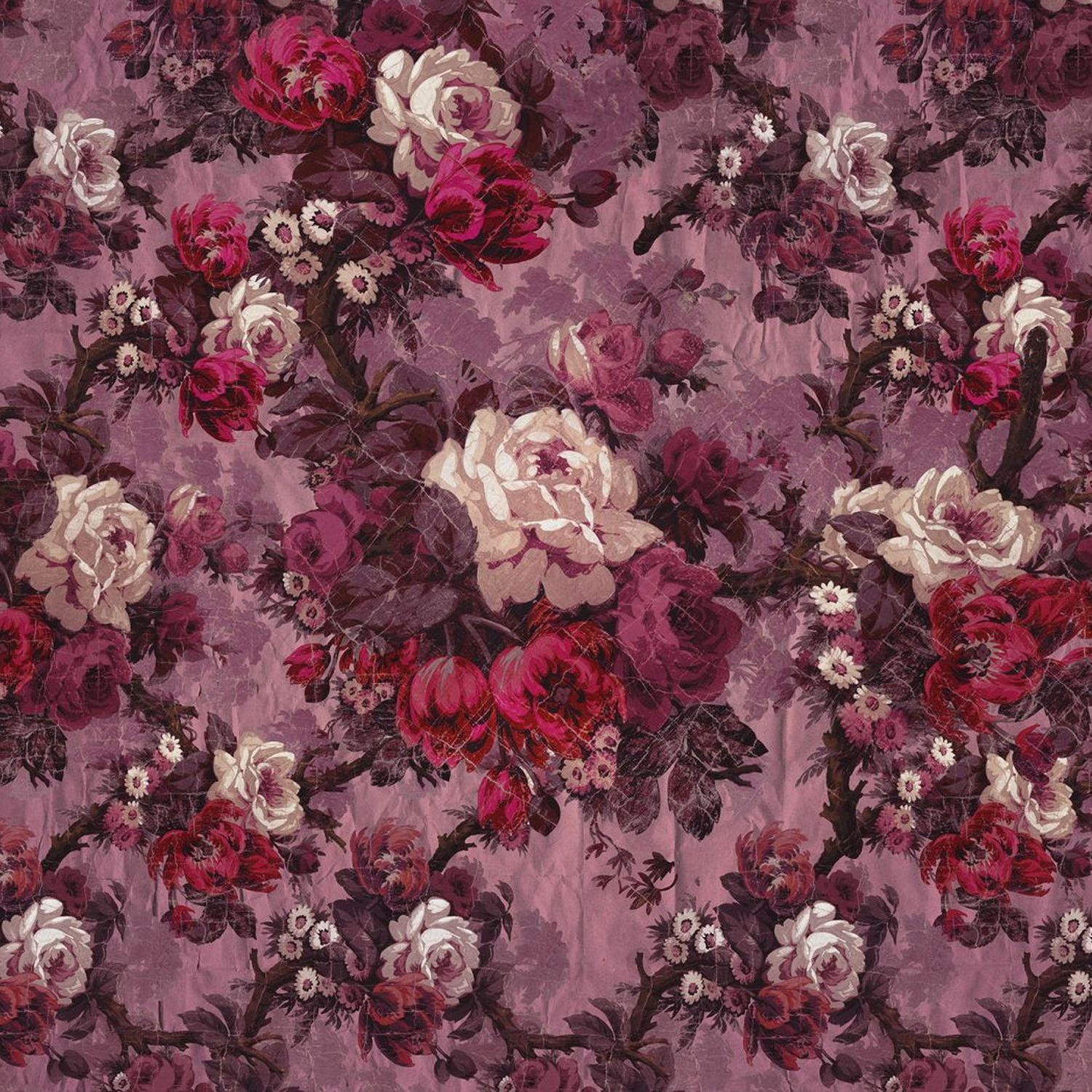 FOTOTAPETE Blumen 400 x 280 cm - Pink, Papier (400/280cm) - Sanders & Sanders