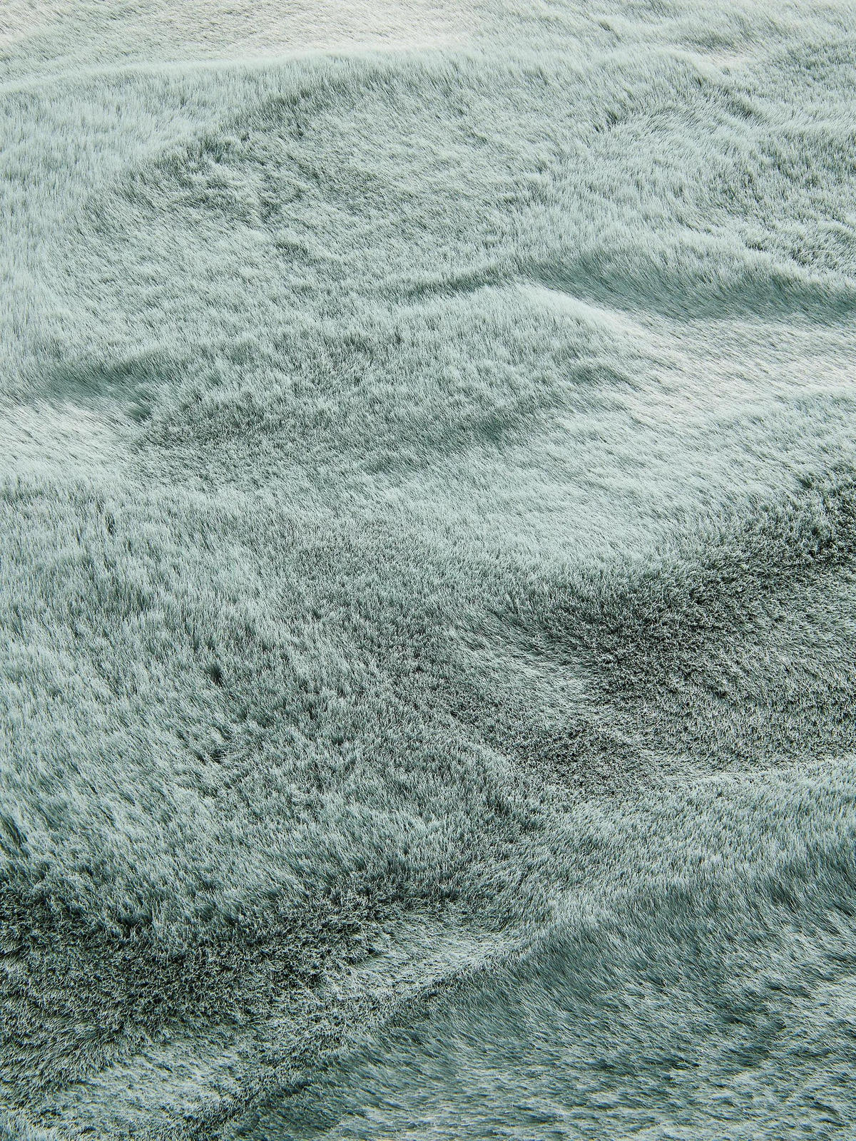 KUNSTFELL-TEPPICH Dave Mint ø 180 cm rund - Mintgrün, Kunststoff/Textil (180/180cm) - benuta Nest