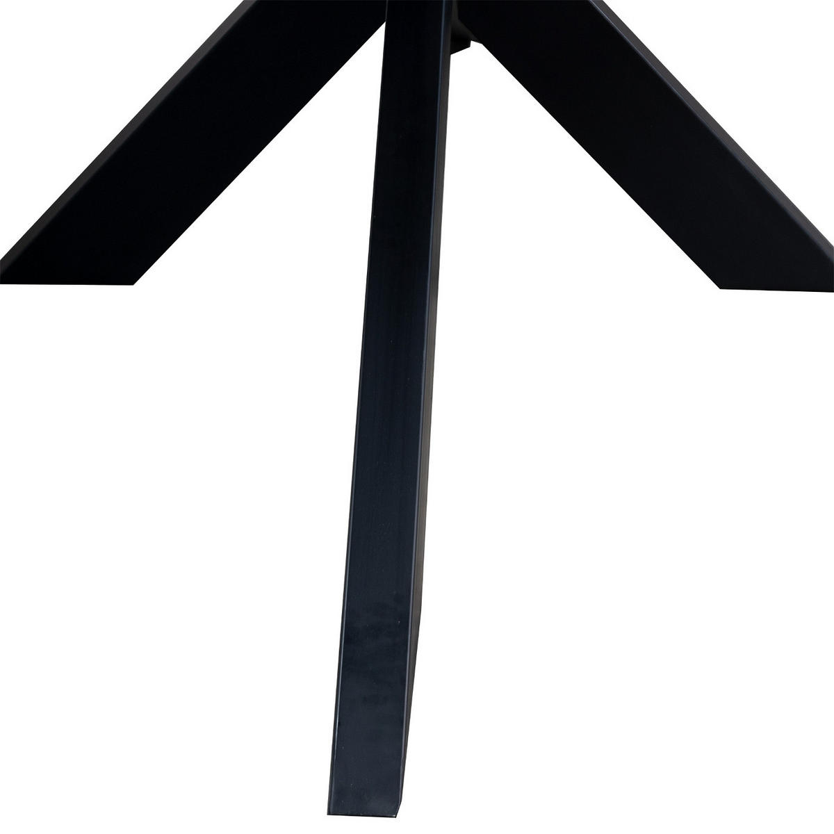 ESSTISCH oval aus Mangoholz 200cm, schwarz - Schwarz, Holz (200/100/78cm) - Giga Meubel