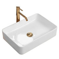 AUFSATZWASCHBECKEN Rea Avia - Weiß, Keramik (34.5/11/51cm) - REA
