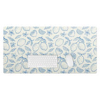 SCHREIBTISCHUNTERLAGE 100x50 cm Blau - Pastellblau, Kunststoff (100/50/1.6cm) - Wallfluent