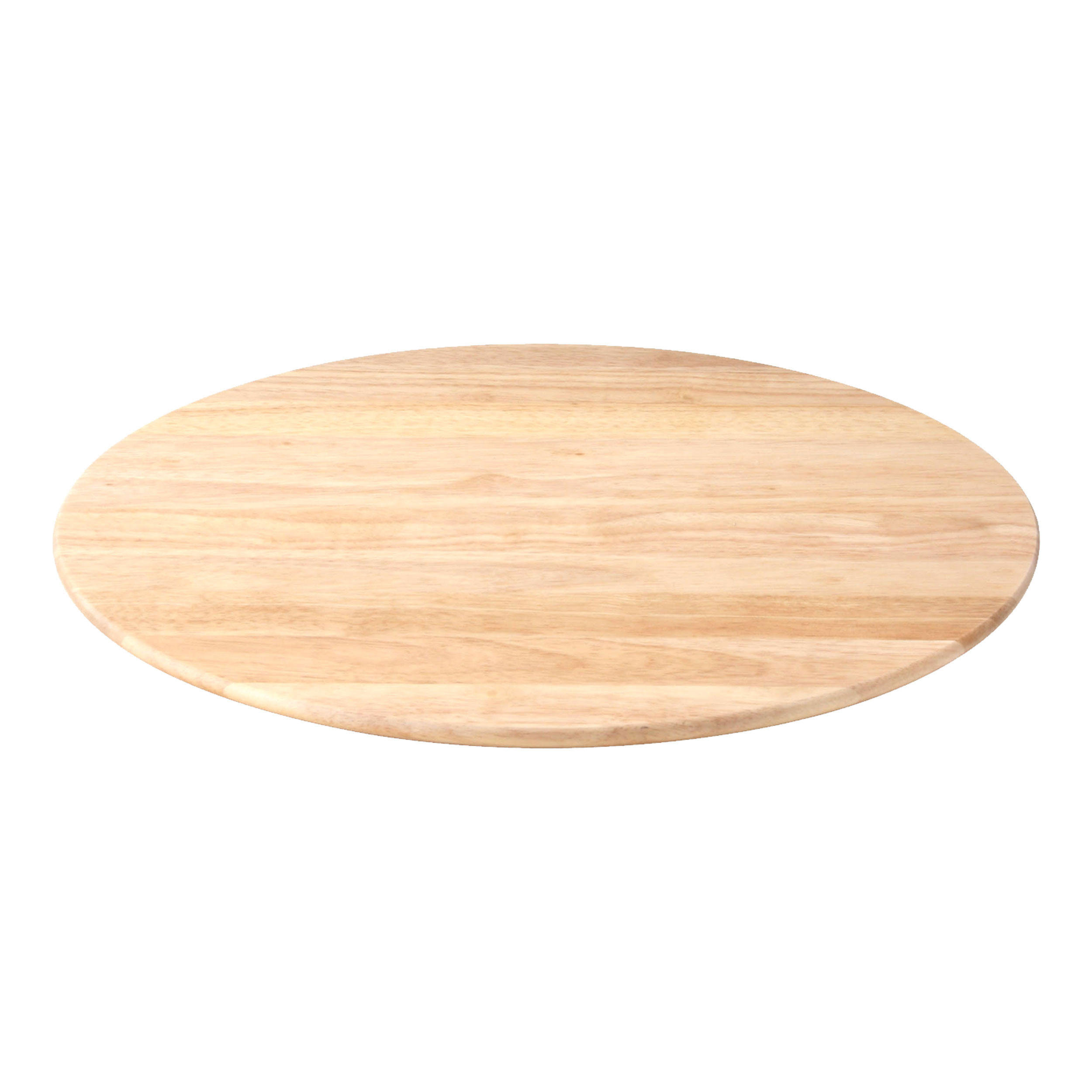 DREHPLATTE, Gummibaumholz, Ø 40 cm - Braun, Holz (41/3/41cm) - Continenta
