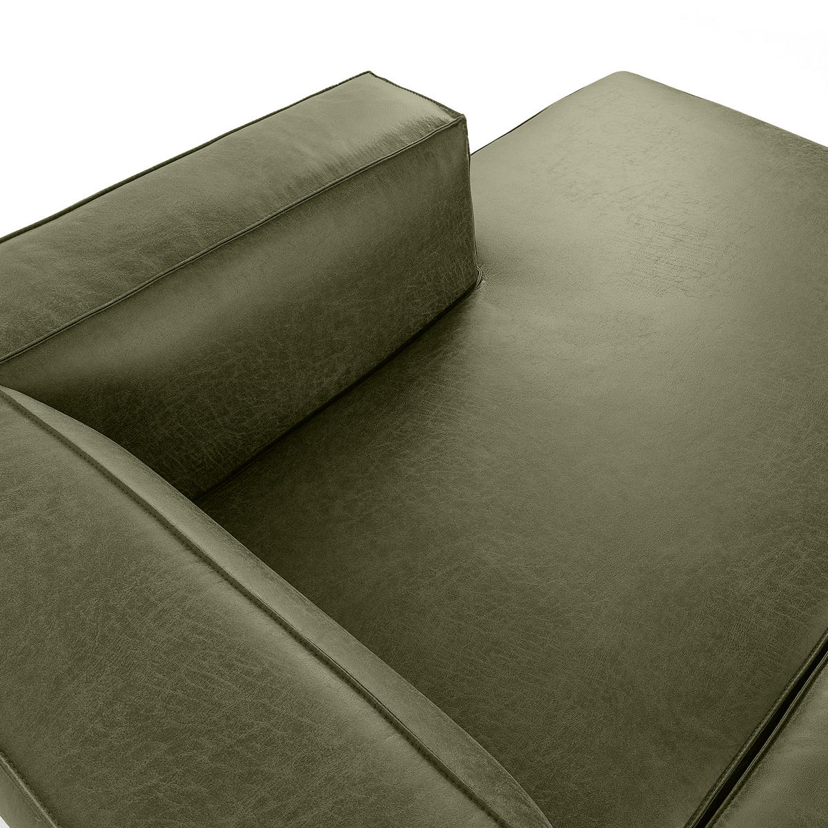 ECKSOFA RECHTS FEROX, Grün - Grün, Holz/Holzwerkstoff (300/175cm) - KONSIMO®