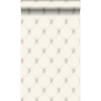 TAPETE kapitoniertes Mustes 53 cm x 10.05 m - Weiß, Papier (53/1000cm) - Origin Wallcoverings