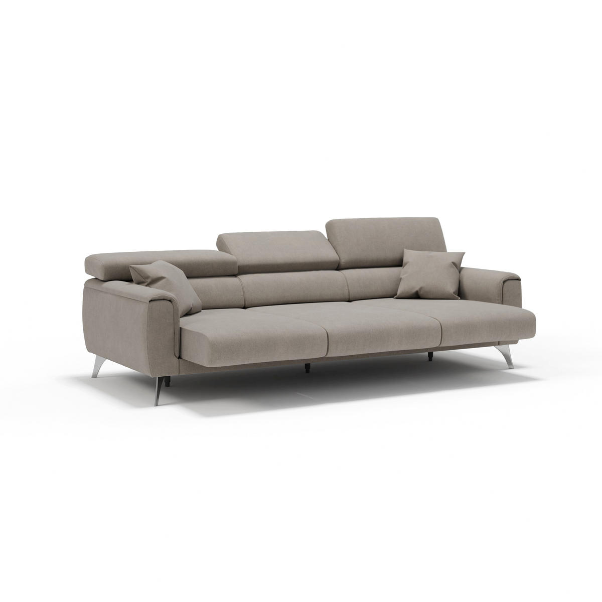 LINEARSOFA Caravaggio - Beige, Textil (244/73/102cm) - Divani.store