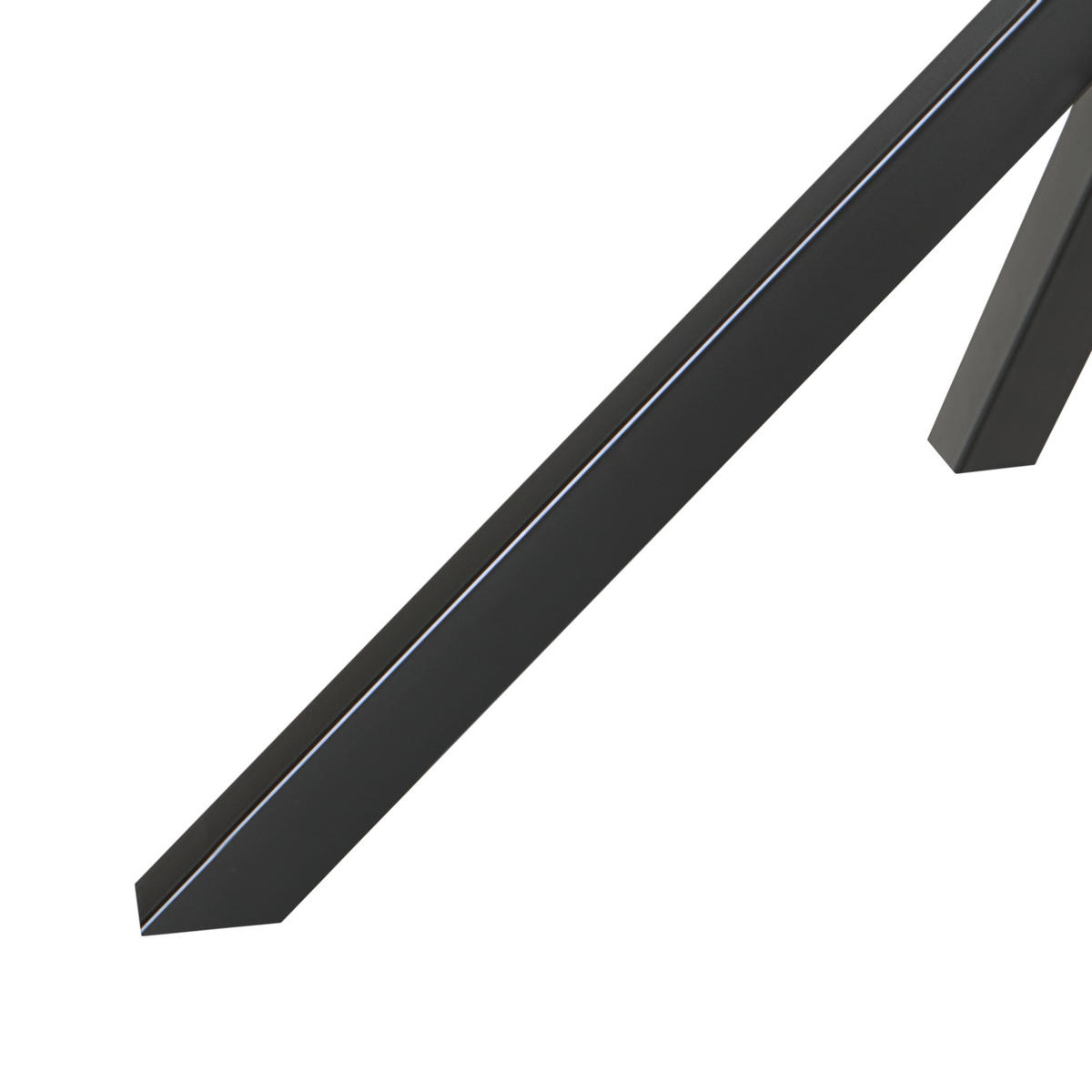 JÍDELNÍ STŮL Černý 120/120 cm Bezpečnostní sklo Meston - černá, sklo (120/120/75cm) - Beliani