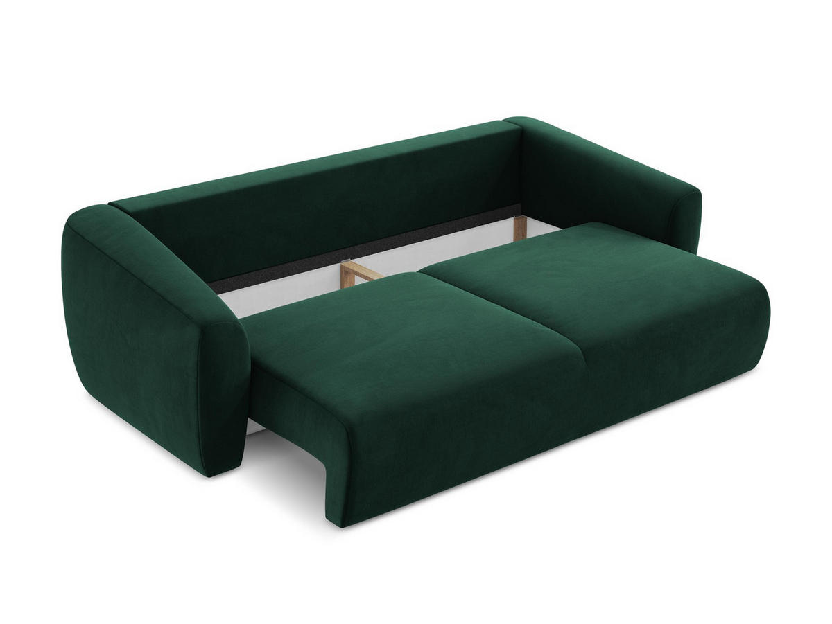 POUF Chenille Stoff Blau - Pastellblau/Schwarz, Holzwerkstoff/Kunststoff (65/40/65cm) - Makamii