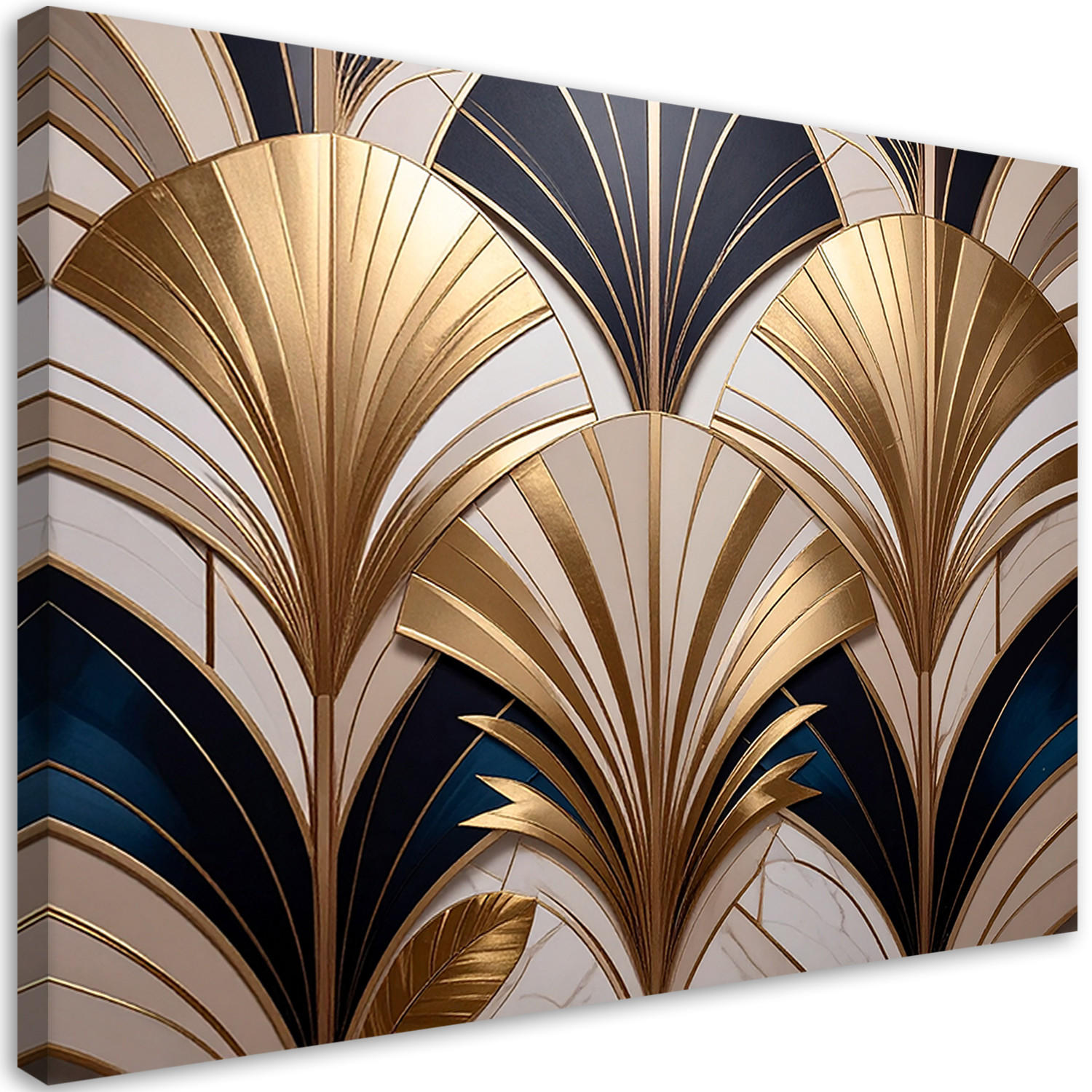 Feeby Leinwandbilder, Gold 45x30 cm