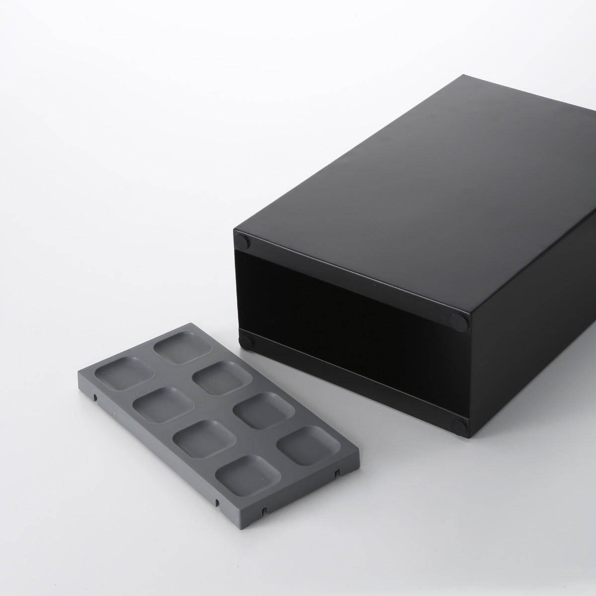 SCHIRMSTÄNDER Smart schwarz 23/36/12 cm für bis zu 8 Schirme - Schwarz, Metall (23/36/12cm) - Yamazaki