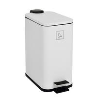 MÜLLEIMER ST5 5L Weiß - Weiß, Metall (14/28/29cm) - SVITA