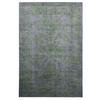 VINTAGE-TEPPICH Miray waschbar 160/230 cm - Grau/Grün, Kunststoff (160/230cm) - benuta Nest