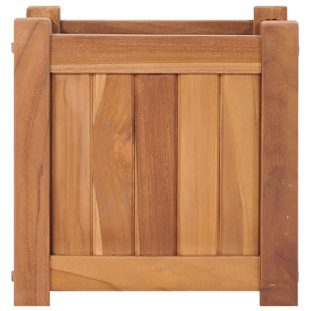 HOCHBEET 30x30x30 cm Massivholz Teak - Braun, Holz (30/30/30cm) - furnicato