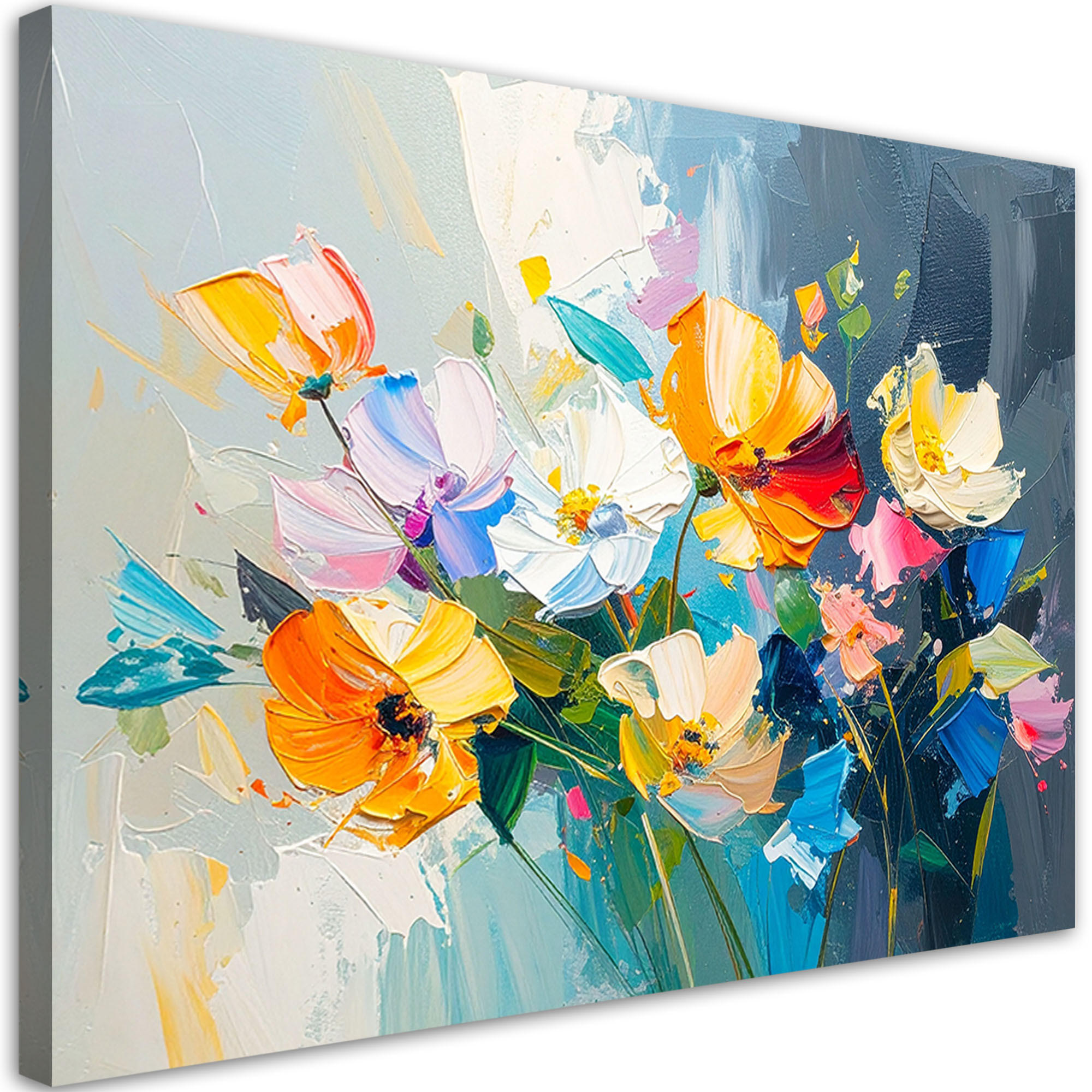 Feeby Leinwandbild Mehrfarbig 120x80 cm