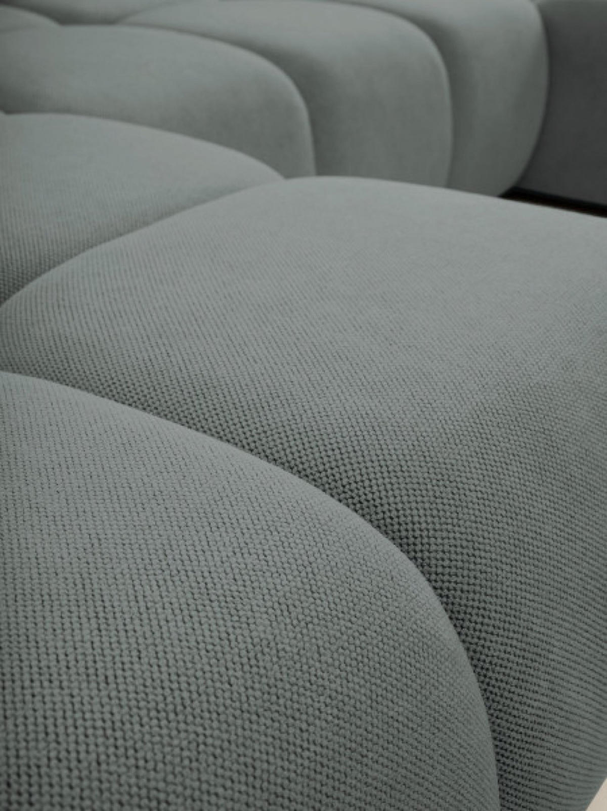 ECKSOFA Popiel Curio 93 Mit Schlaffunktion - Grau, Textil (359/177cm) - Sepro Meble