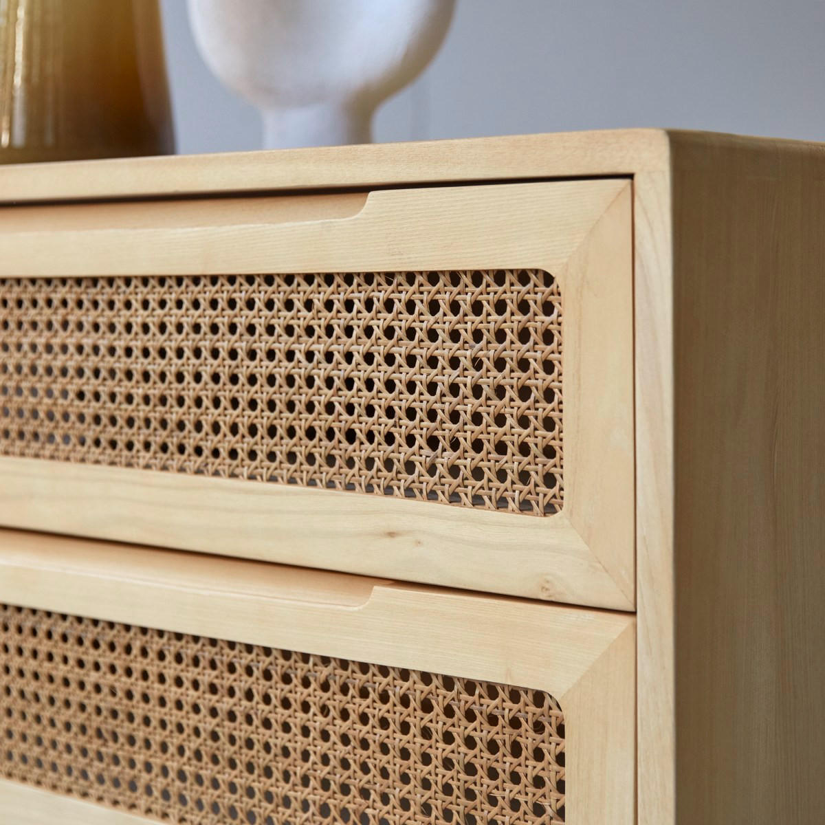 KOMMODE Luis Natur aus Ulme - Naturfarben, Holz (100/75/45cm) - Tikamoon