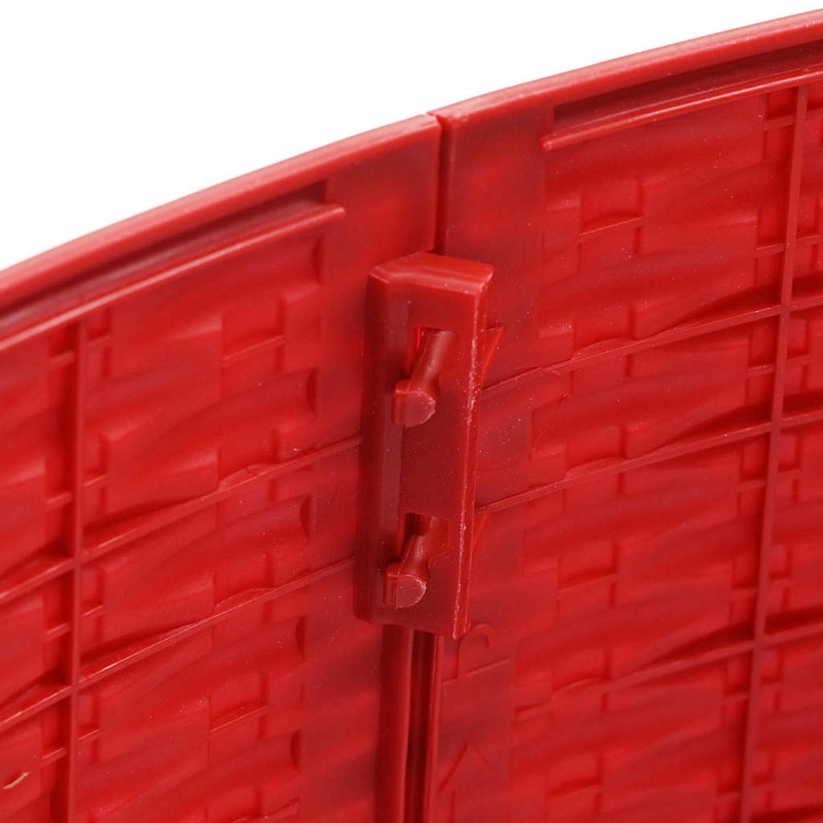 WEIHNACHTSBAUMROCK Haltbar 65/65/24 cm Rot Kunststoff - Rot, Kunststoff (65/24/65cm) - vidaXL