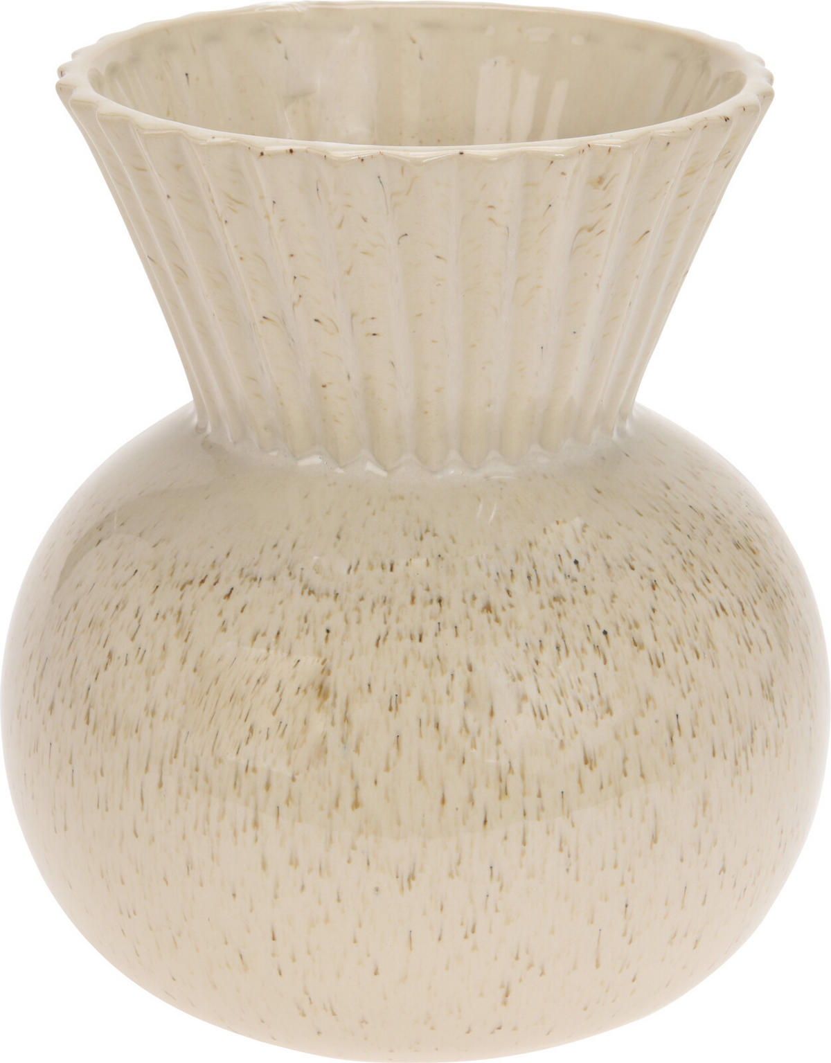VASE Organza Gold 28.5/4/4 cm Keramik - Goldfarben, Keramik (4cm) - Mondex