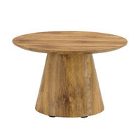 COUCHTISCH 60/35 cm in Holzoptik aus MDF mit rutschfesten Filzgleitern - Naturfarben, Holzwerkstoff (60/60/35cm) - OKMYHOME