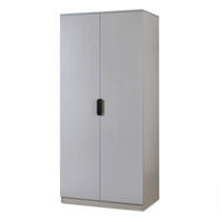 KLEIDERSCHRANK Eiselfing - Grau, Holzwerkstoff (80/176/52cm) - [en.casa]