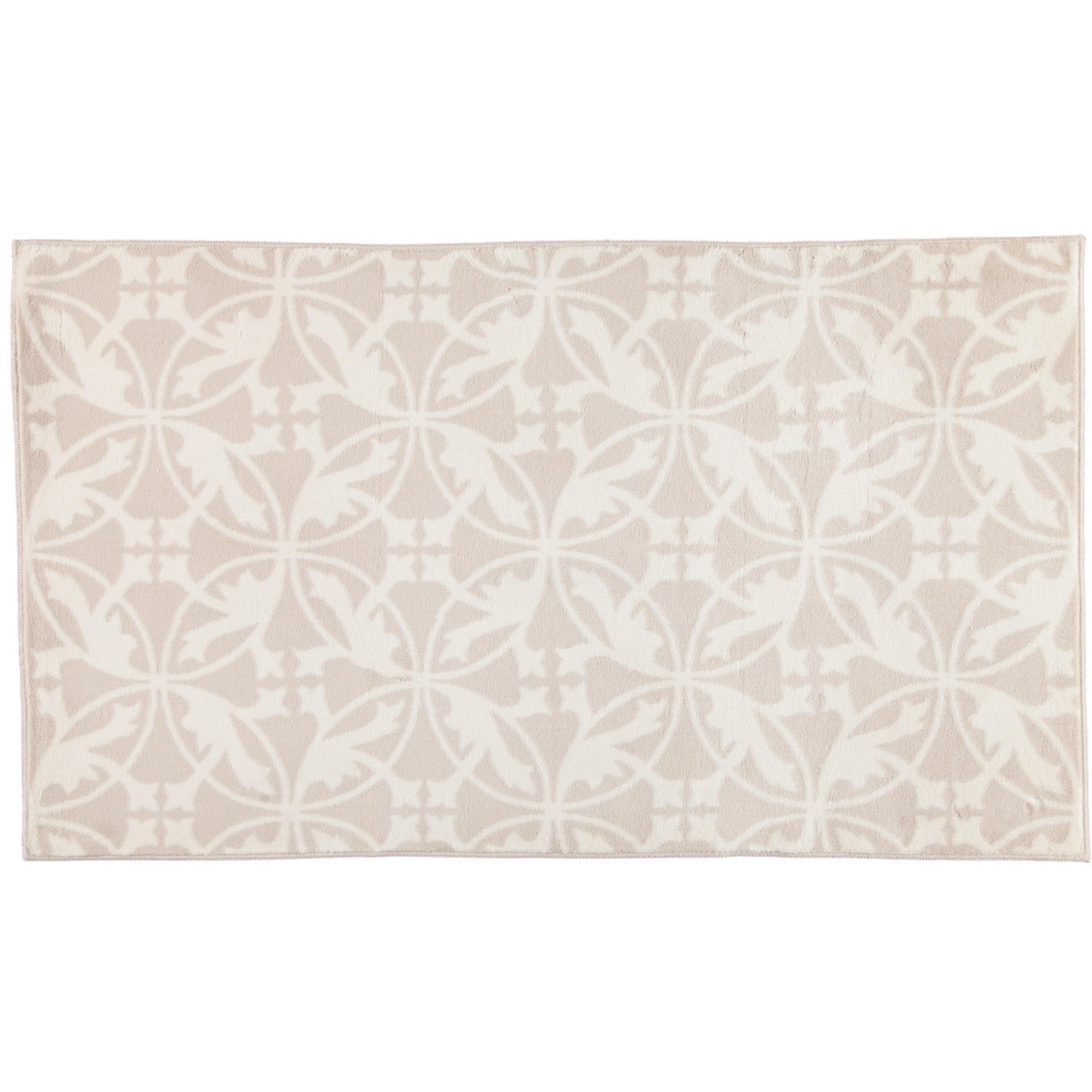 BADEMATTEN MAURO NATUR-WEISS - 830 - Beige, Textil (70/120cm) - Rhomtuft