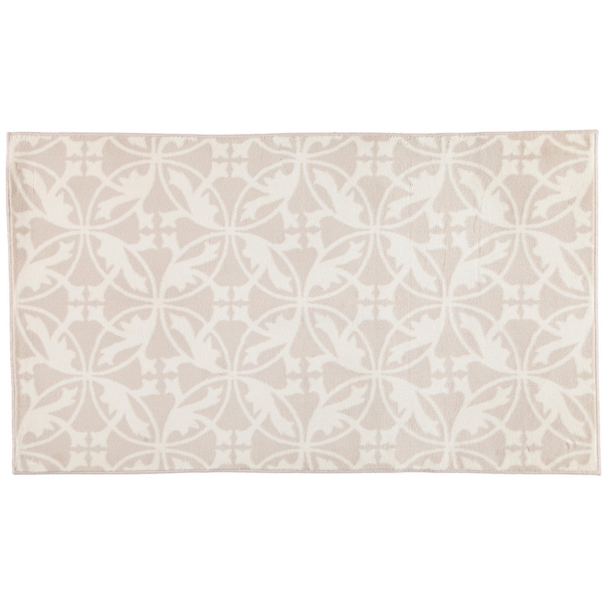 BADEMATTEN MAURO NATUR-WEISS - 830 - Beige, Textil (70/120cm) - Rhomtuft
