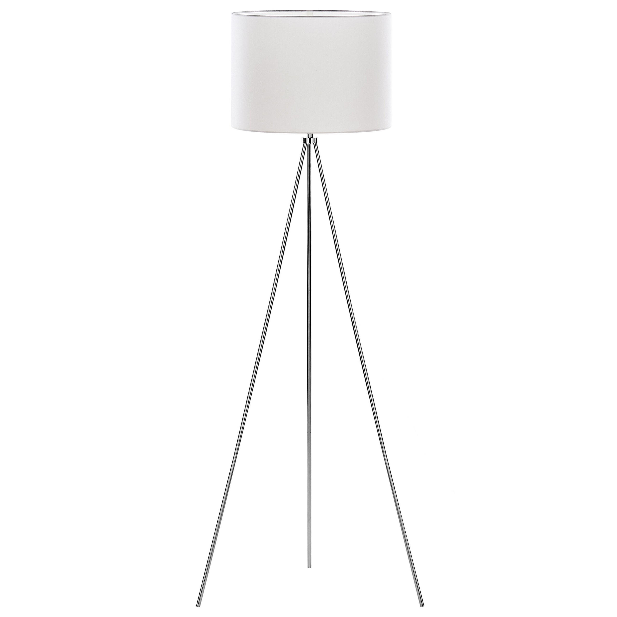 STEHLAMPE Vistula 55/55/148 cm - Weiß, Metall (55/55/148cm) - Beliani
