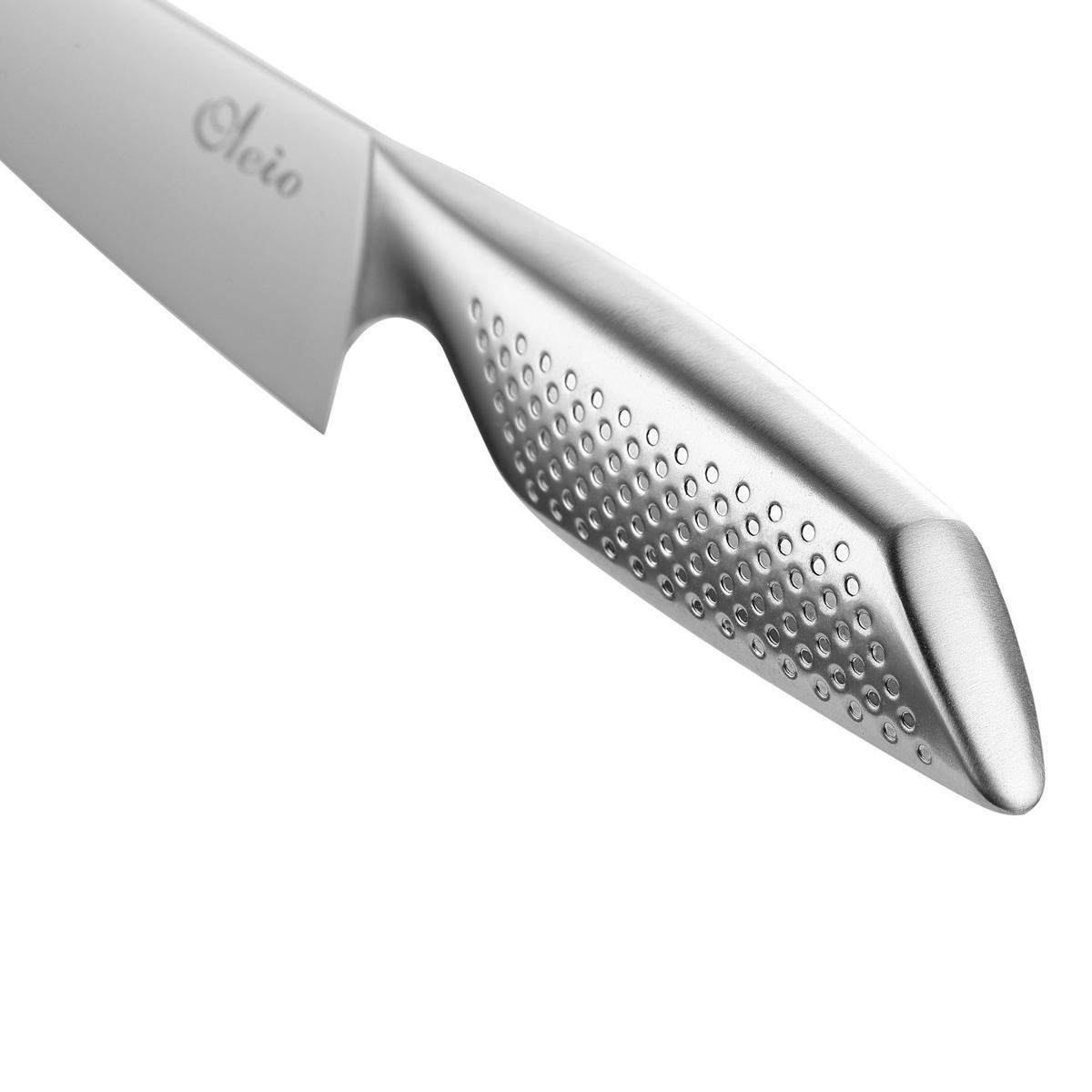 MESSERBLOCK-SET 5-TEILIG - Akaziefarben, Holz/Metall (1/1/1cm) - Oleio