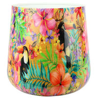 ÜBERTOPF Paradise Bird Eisen - Multicolor, Metall (20/20.5/20cm) - FURNARO