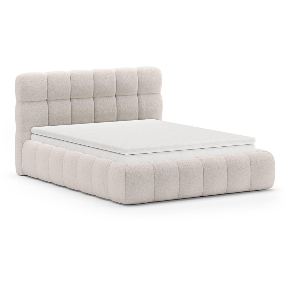 Beautysofa Polsterbett Cappuccino 160x200 cm