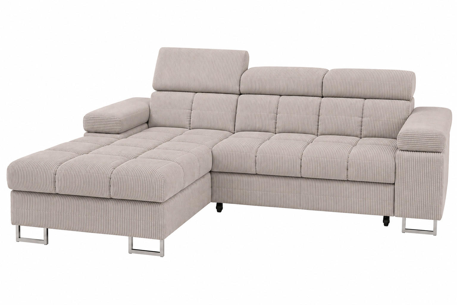 KS Home Concept Ecksofa Beige 271x203 cm