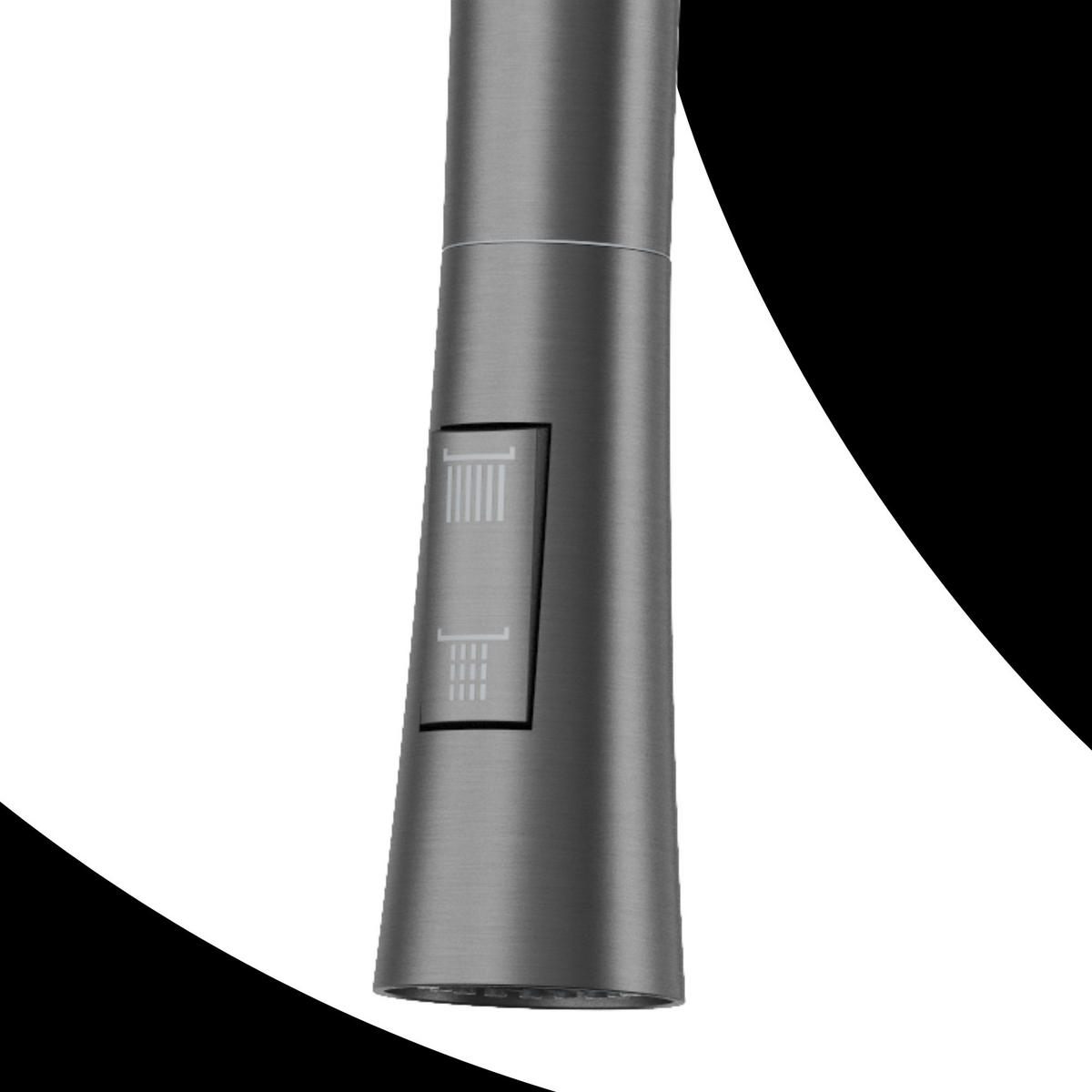 KÜCHENARMATUR Vector Gun Grey - Grau, Metall (27/46/27cm) - Granitan