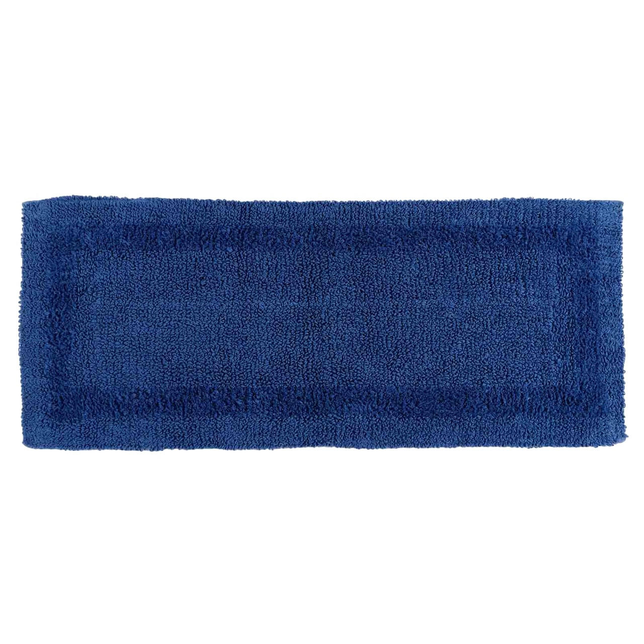 BADEMATTE 40/100 cm, 100% Baumwolle, wendbar - Dunkelblau, Textil (40/100cm) - Homescapes