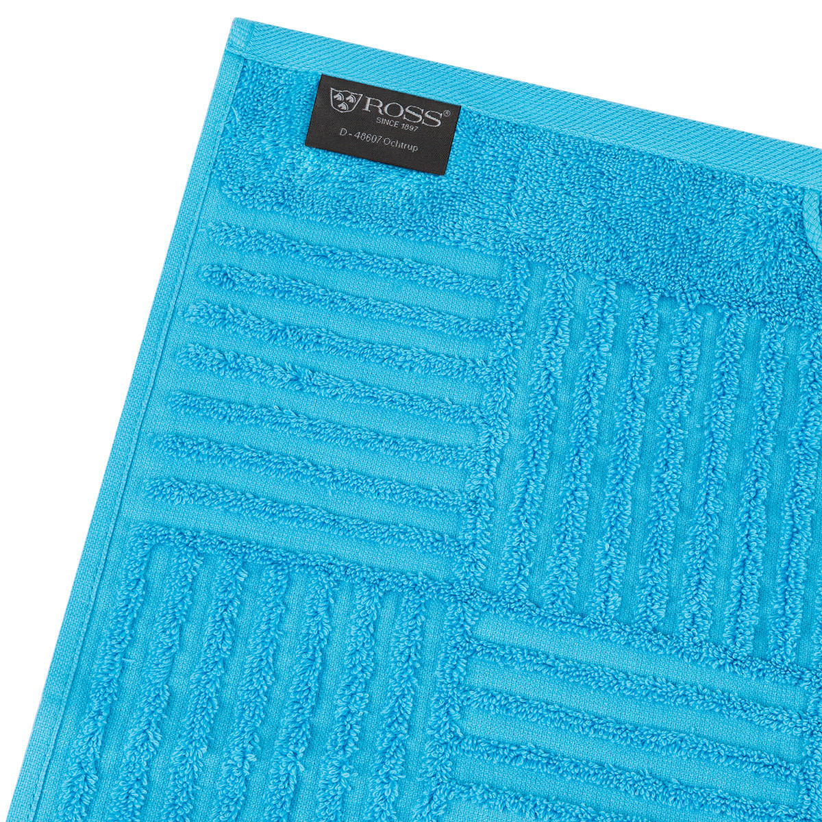 HANDTUCH Carre 4er-Set - Blau, Textil (50/100cm) - Ross