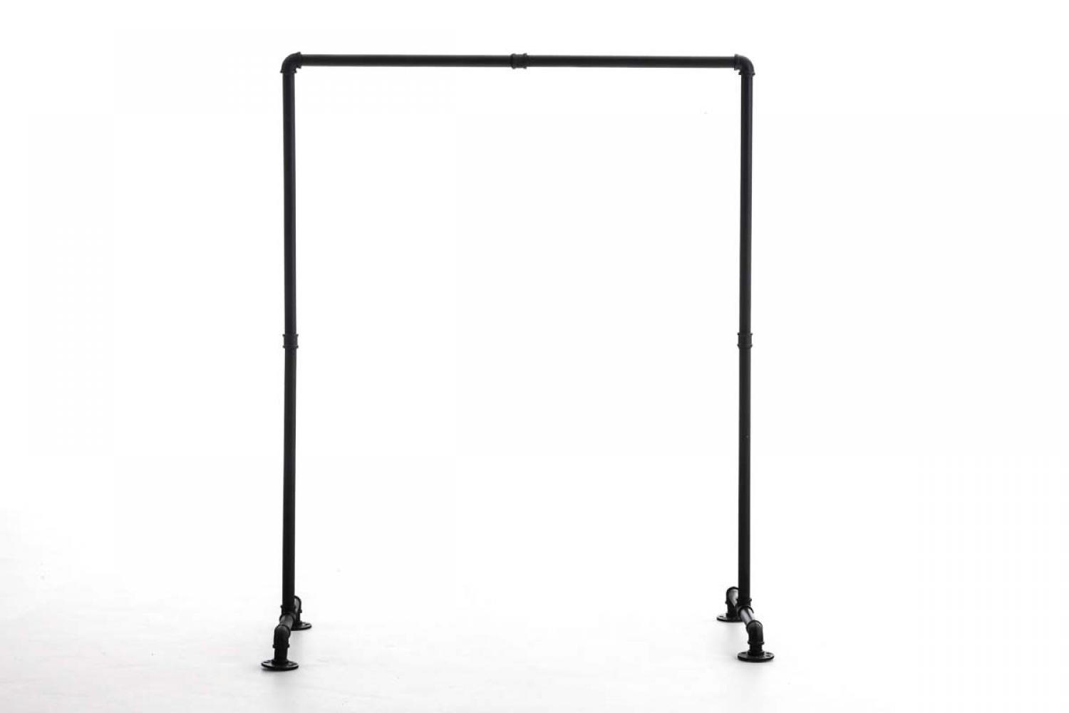 KLEIDERSTÄNDER 150 cm-schwarz-Metall - Schwarz, Metall (150/150/55cm) - CLP