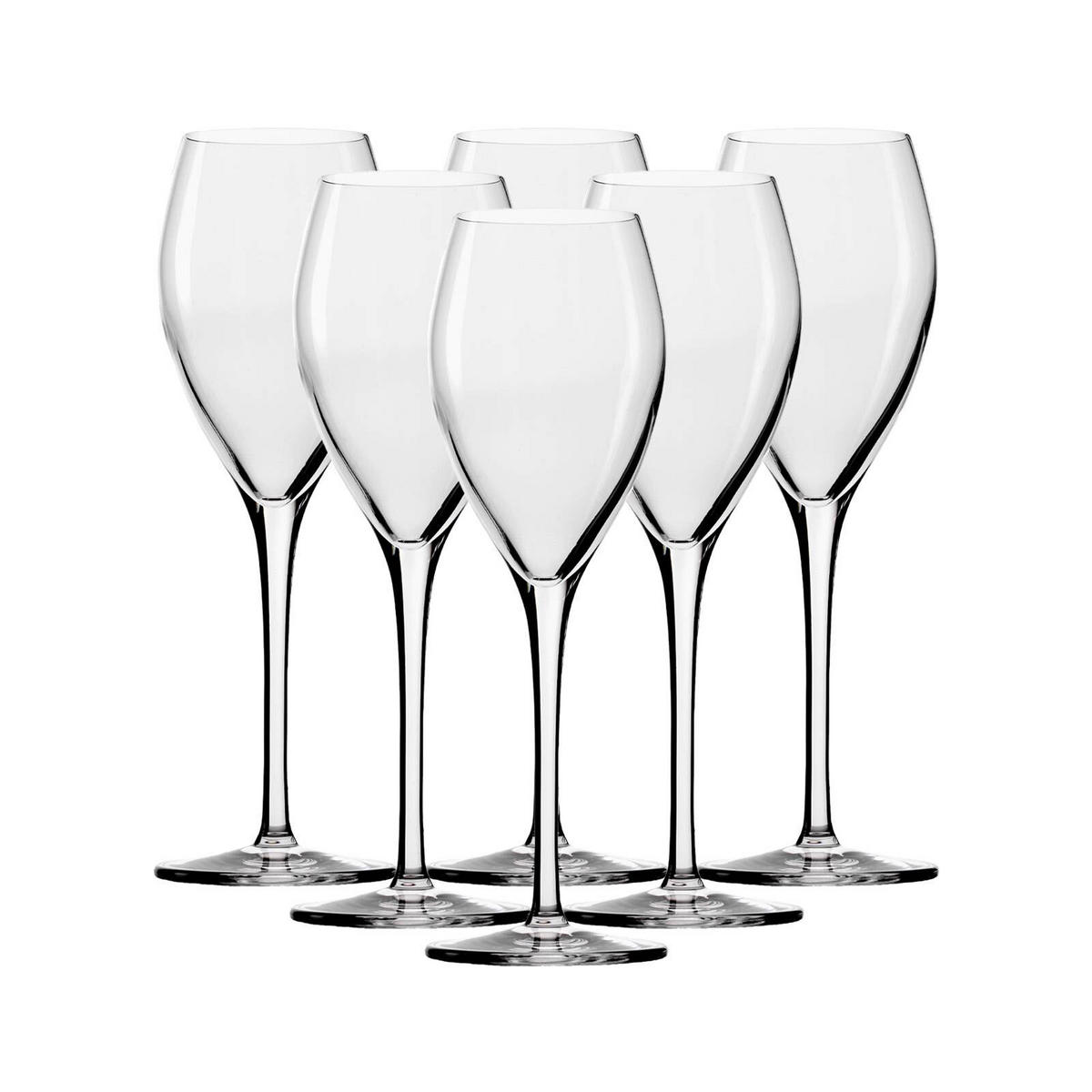 CHAMPAGNERGLÄSER Vinea transparent 210 ml 6er Set - Transparent, Glas (0.21L) - Stölzle Lausitz
