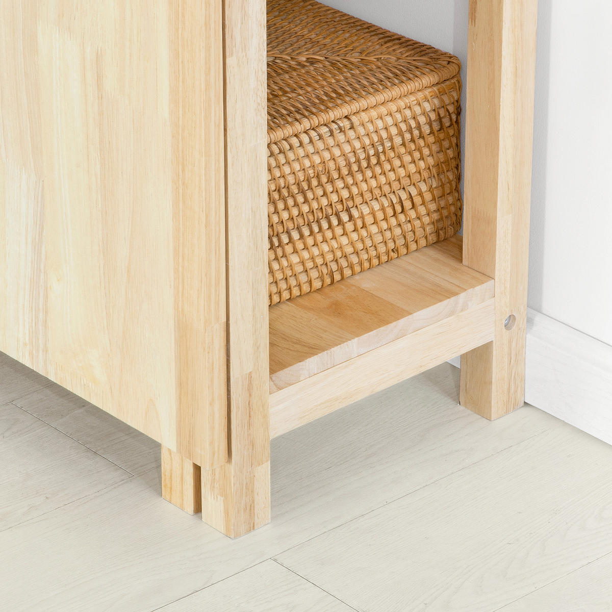 ESSTISCH Natur - Naturfarben, Holz (60/98/126cm) - SoBuy