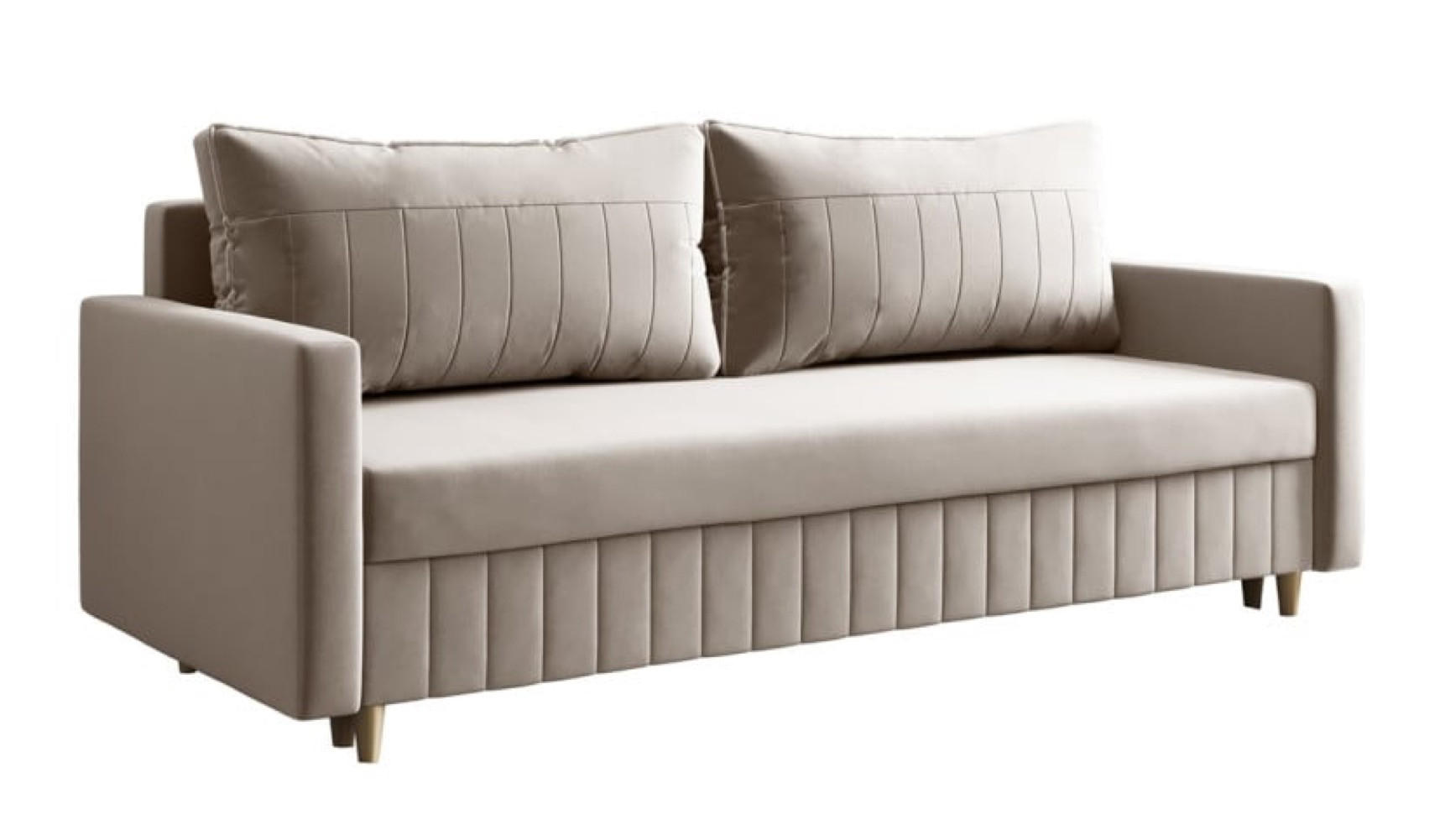 SOFA Beige MARO Mit Schlaffunktion - Beige, Textil (217/92/85cm) - Sepro Meble