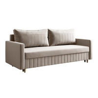 SOFA Beige MARO Mit Schlaffunktion - Beige, Textil (217/92/85cm) - Sepro Meble