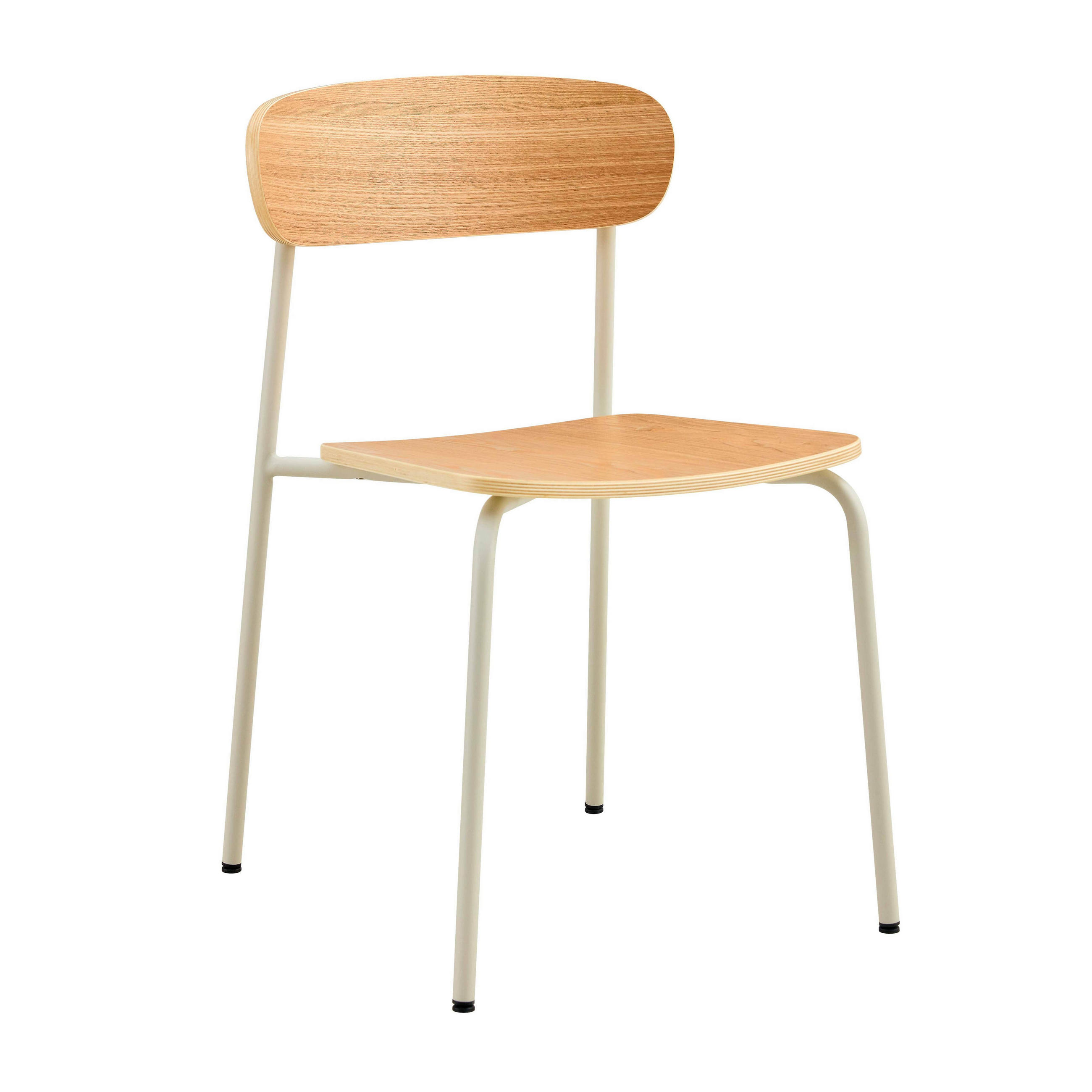 Thumbnail - Oviala Stühle, Beige, Metall, 46x78x52 cm, Esszimmer, Stühle, Esszimmerstühle, Vierfußstühle