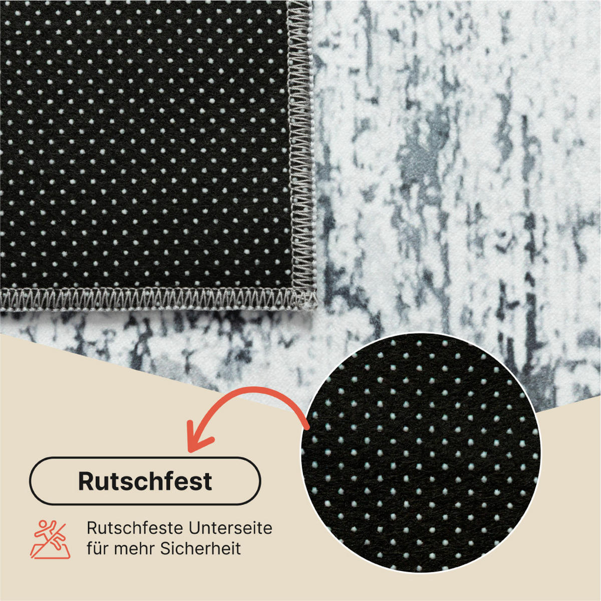 TEPPICH BARI Dunkelgrau 200/300 cm - Dunkelgrau, Textil (200/300cm) - Tapiso
