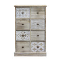 KOMMODE Hellbraun 25/54/81 cm - Hellbraun, Holz (25/81/54cm) - Mobili Rebecca