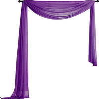 QUERBEHANG 1ER SET HxB 140x600 Lila - Lila, Textil (140/600cm) - Gardinenbox
