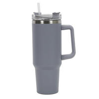 THERMOBECHER aus Edelstahl Hellgrau 1,2 l 14/10/26,5 cm - Grau, Metall (1.2L) - Excellent Houseware