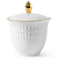 ZUCKERDOSE CMIELOW SOFIA aus Porzellan - Weiß, Keramik (8/12cm) - KONSIMO®