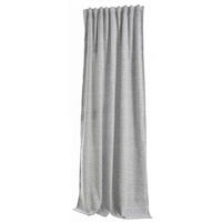 VORHANG CHENILLE MONTANA HxB 245x140 cm Weiß Schwarz - Weiß, Textil (140/245cm) - Gardinenbox